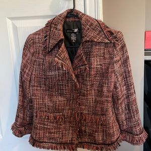 Woman’s New York and Company tweed blazer